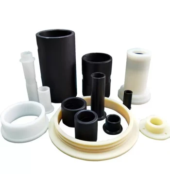 Nylon Shaft Bushing, Sliding Sleeve, Graphite MC Oil-Impregnated Self-Lubricating Tube, Wear-Resistant Nylon Pipe, Custom Machined Sleeve