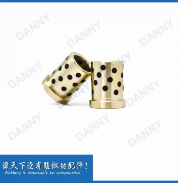 Precision Mold Components - Graphite Copper Bushings, Oil-Impregnated Sleeves with Grooves, and Composite Copper Shaft Bushings