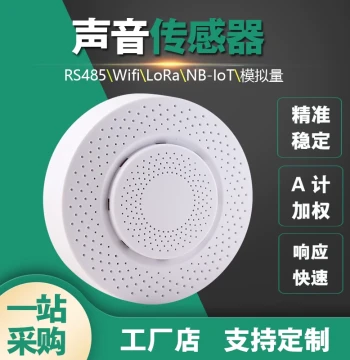 High-Precision Sound Sensor Noise Decibel Detector, LoRa Wireless Measurement Instrument, RS485 Noise Transmitter