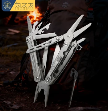 Zhiweiwei Seeker Multi-Tool Pliers Outdoor Folding Knife Emergency Survival Camping Scissors D2 Swiss Army Knife