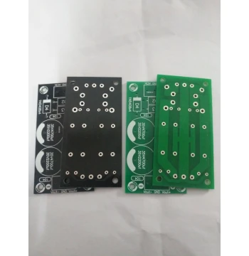 Rectifier Filter Board, Dual Power Supply Board for Amplifier, Bare PCB, Positive/Negative Power Board, Fits Four 18MM Capacitors
