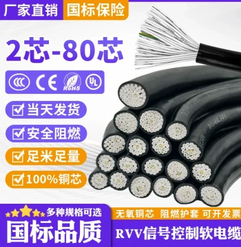 Multi-Core Signal Cable - 18 to 60 Core (0.3/0.5/0.75/1.5/2.5 mm²) Control Wire