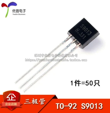 Through-Hole Transistor S9013 300MA TO-92 (50pcs)