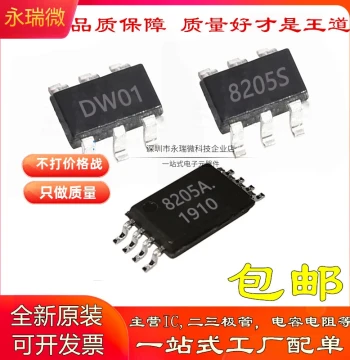 Large Chip 8205A 8205S DW01 FS8205A SOT23-6 TSSOP-8 Li-Ion Battery Protection IC
