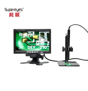 Chaoyan B003A Portable Handheld Electronic Microscope with TV AV Interface - Industrial Camera Lens for PCB Circuit Board and Mobile Phone Repair, Includes Crosshair and AV Display Options