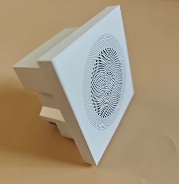 Type 86 White Background Music Constant-Impedance Metal Panel Speaker, Embedded Boxed Bluetooth Wall-Mounted Audio System