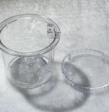 Transparent Detachable Lid Yi Piao Cup Accessories, PC Inner Cup with Press Spring One-Touch Filter for Yi Piao Cup and Linglong Cup