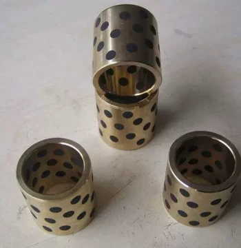 JDB 100120100 JDB Solid Embedded Graphite Self-Lubricating Bronze Bushing with Oil-Impregnated Sleeve