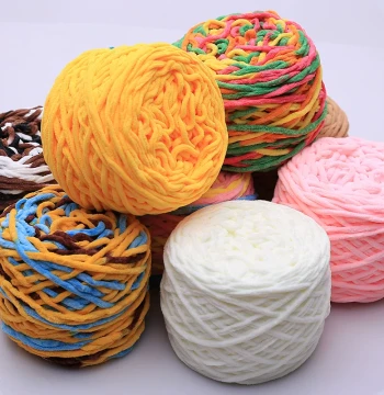 3.3 Liang Ice Bar Yarn Thick Wool for DIY Handmade Crochet Shoes, Cushions, Slippers, Unisex Scarves - Yarn Balls