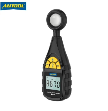 AUTOOL Digital Lux Meter, Photometer, Light Intensity Measurement Instrument for Automotive Lighting Testing