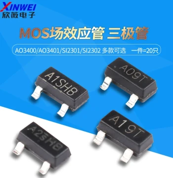 AO3400 3401 SI2301 2302 SMD A1/A2SHB A09T A19T MOS Transistors SOT23