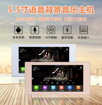 Yijiayin JY168A Home Background Music Host Dual 86 Bottom Box Voice Control Smart Ceiling Speaker Panel 172