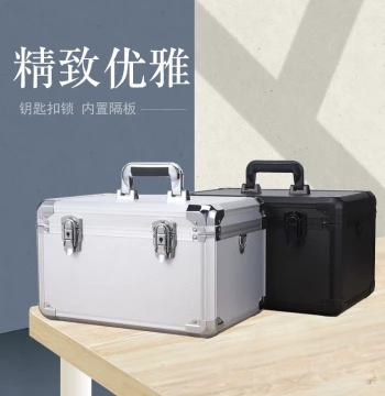 Best-Selling Aluminum Alloy Tool Box with Over 100,000 Units Sold; Customizable Handheld Aluminum Case for Hardware Tools and Instruments