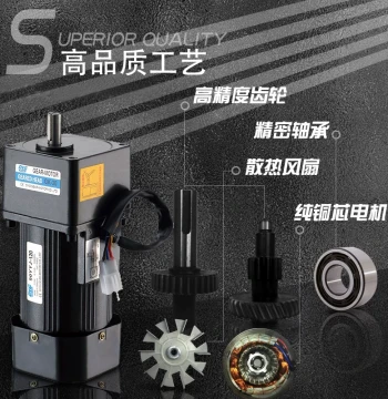 Toyo 60W 90W 120W Gear Reduction Speed Control Motor, 180W 200W 250W 300W for Conveyor Belt Production Lines