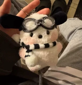 Pochacco Plush Doll Cute School Bag Charm Small Pendant