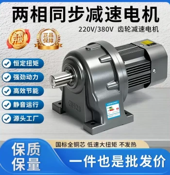Gear Reduction Motor 220V Speed Control Variable Speed Motor Permanent Magnet Servo Synchronous Small King Kong Silent Motor