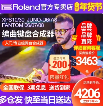 Roland Synthesizer XPS-10/XPS-30/FANTOM-08/JUNO-D6/D7/D8 Professional Arrangement Keyboard Performance