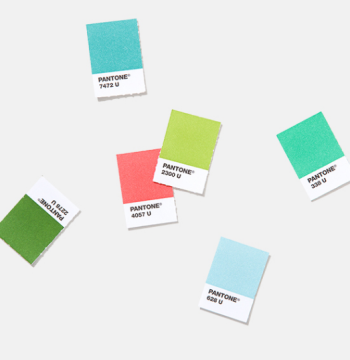 Pantone Single Color Chart Sheets: TPG, TPX, C Card, U Card, Individual Color Numbers 1-7