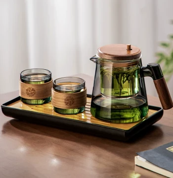 Piaoyi Cup Home Tea Set Single Serve Tea Water Separation Cup Teapot One-Touch Filter Kung Fu Tea Set