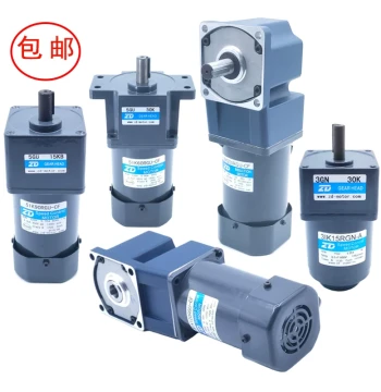 ZD Zhongda Motor 6W-250W 110V 220V Speed Control Motor Gear Reducer Ratio 3-750 Optional
