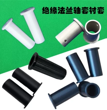 Shouldered Flanged Nylon Shaft Sleeve, Oil-Impregnated Bushing, Extended Wear-Resistant Shaft Sleeve, Self-Lubricating Sliding Liner