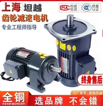 Gear Reduction Motor 380V, Vertical 200W / Horizontal 400W, Shengbang Little King Kong VFD Speed Control Motor