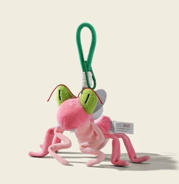 Plush Insect Pendant Bag Charm Cute Stuffed Doll Ornament