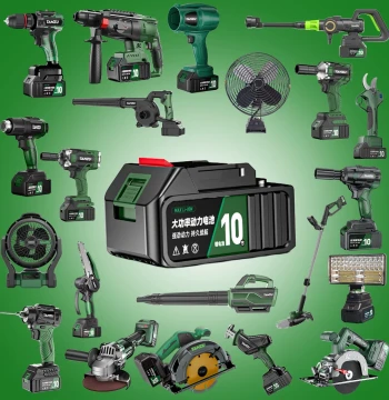 Tanzu Accessories Battery 12V/16.8V/21V for Cordless Drills, Impact Wrenches, Angle Grinders, Reciprocating Saws; Lithium Battery Charger