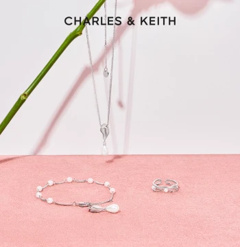 CHARLES & KEITH Spring Accessories CK5-12120407 Moonlight Whisper Series Fashion Personality Accessories