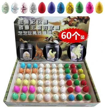 Water-Soak Dinosaur Egg Hatching Toy, Street Vendor Water-Growing Breakout Blind Box, Transforming Gift for Boys and Girls