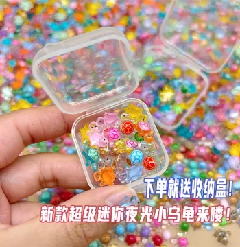 Super Mini Glow-in-the-Dark Turtle Blind Bag, Micro Animal Model Toy for Kids, Ornament and Small Gift, New Luminous Edition