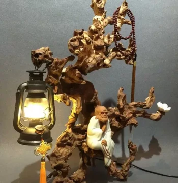 Bauhinia Golden Silk Rosewood Chinese Style Root Carving Ornament Tree Root Raw Material Coral Wood Driftwood Aquarium Water Feature Material