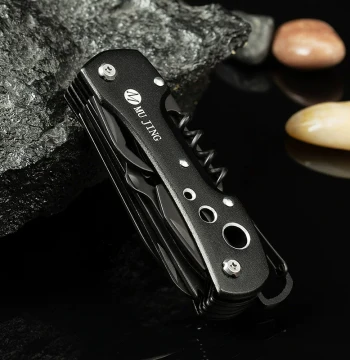 Multifunctional Swiss Knife for Outdoor Camping Gear, Foldable Tool, Portable Multi-Tool, Personal Self-Defense Mini Pocket Knife