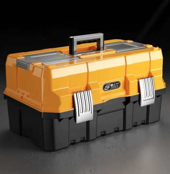 Yizhili Three-Layer Folding Tool Box Storage Set, Home Storage Container, Portable Case Specialized for Electricians and Hardware Tools
