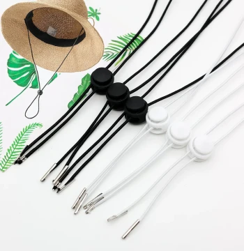 Straw Hat Windproof Rope Special Accessory Thin String Hat Fixing Rope Adjustable Hat Cord Bucket Hat Windproof Strap Hanging Rope
