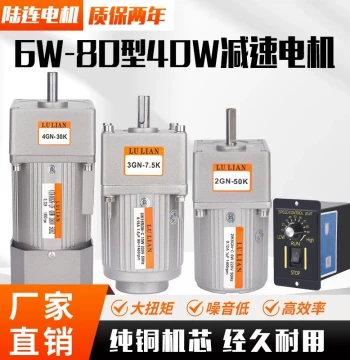 LU LIAN 6W15W25W AC Gear Reduction Motor Gear Reduction Speed Control Fixed Speed Motor Single-Phase 220v