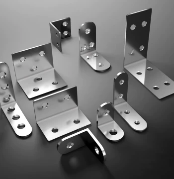 Stainless Steel Angle Bracket 90-Degree L-Shaped Fixator Corner Iron Right-Angle Triangle Support Shelf Bracket Hardware Connector Plate T
