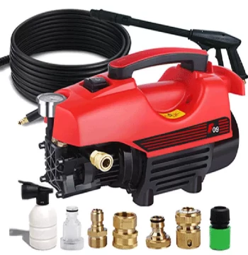 High-Pressure Fully Automatic Home Car Washer Portable Car Cleaner High-Power Self-Priming Car Wash Pump 220V Vehicle Washing Water Pump