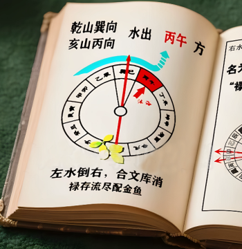 Classic Feng Shui Studies: Illustrated Geography Decisions - 364 Pages Covering Water Methods, Metal Division, Orientation, and Twenty-Four Mountains, In Stock