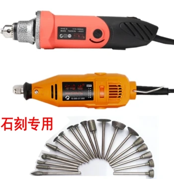 Electric Grinder Adjustable Speed Compact Handheld for Marble Granite Tile