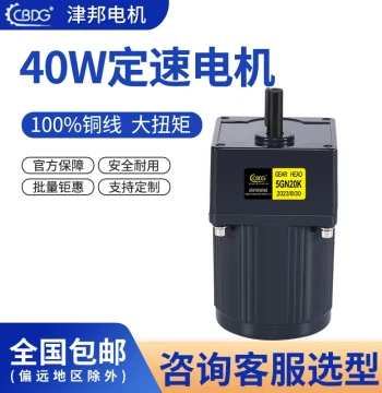 Jinbang Motor 40W Fixed Speed 220V 110V 380V AC Gear Speed Control/Reduction Motor 5IK40GN-C