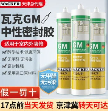 German WACKER GM Glass Sealant Alcohol-Type Beauty Sealant Waterproof Grout Indoor Sealant Baseboard Neutral Sealing Glue