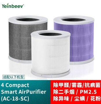 Compatible with Smart AirPurifier Xiaomi 4 Compact Desktop Purifier Filter Air Filter Net Formaldehyde