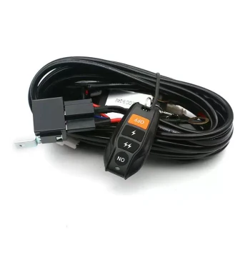 24V/12V Car Battery Remote Control Flashing Light Wire Kit with Switch