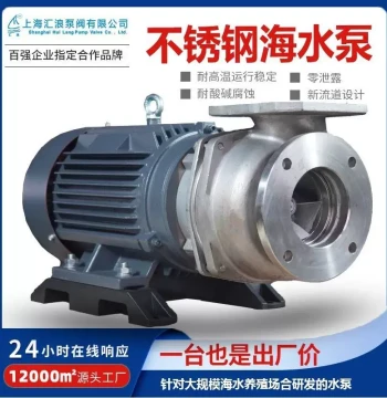 Stainless Steel Seawater Pump, Stainless Steel Pipeline Pump, Corrosion-Resistant 4-inch 6-inch Seawater Pump, Circulation Pump for Seawater Extraction, Leidezhu