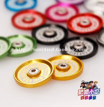 DIY Tamiya Mini 4WD Car Parts 19MM Guide Roller with Printed Text Commemorative Edition Model 15464 In Stock