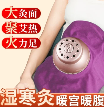 Portable Moxibustion Box for Home Use, Hot Compress for Abdomen, Smoke-Free Moxibustion Device Set, New TCM Moxibustion Box