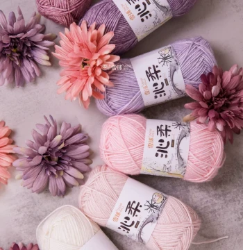 Snowball Genuine Qinrou Sprayed Yarn for DIY Hand Knitting, Dolls, Scarves, Crochet, Needles, Blankets, and Cotton Clothing