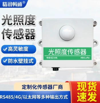 Illuminance Sensor RS485 Industrial Agricultural Light Intensity Transmitter High Precision 4-20mA Lux Sensor