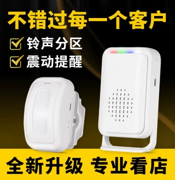 Yizhen Welcome Sensor, Entrance Door Bell for Shops, Voice Greeting 'Hello' Reminder, Reception Greeter